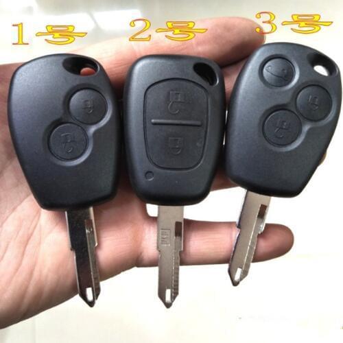 DAKATU 2/3 BUTTON REMOTE CAR KEY SHELL CASE FOR RENAULT Traffic Master Vivaro Movano Kangoo REMOTE FOB CASE NE73 BLADE