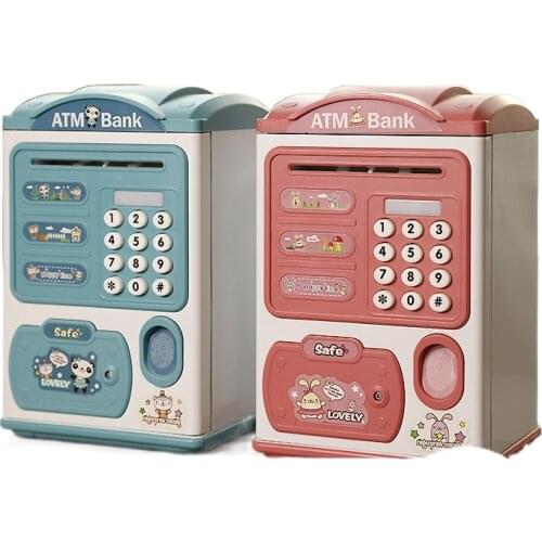 Children Piggy Bank Can Save Only-in-No-out Girls Douyin Online Influencer Cute Password Suitcase Drop-Resistant Creative