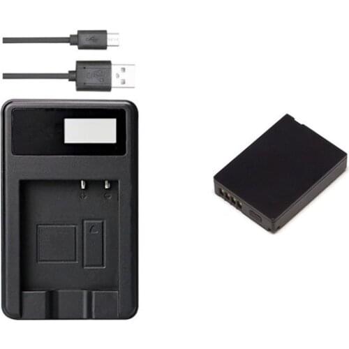 DMW-BCG10E BCG10E DMW-BCG10 BCG10 BP-DC7 BPDC7 Battery+Charger for Panasonic Lumix DMC-ZS19 DMC-ZX1 DMC-ZX3 DMC-TZ6 TZ7 TZ8 TZ10