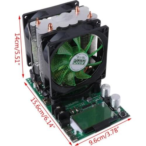 180W Electronic Load Tester USB Resistor Adjustable Testing Module Intelligent Discharge Resistance Power Meter