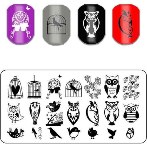 5PCS QA stamping nail art image plate 6.5cm Diamete QA series QA1to 98 designs for your chooing GIFT STAMPER & SCRAPER