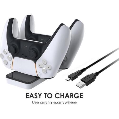 Game Controller USB Charger Dock For PS5 Charger Dual Charging Stand Station For Playstation 5 PS5 Gamepad Accessory