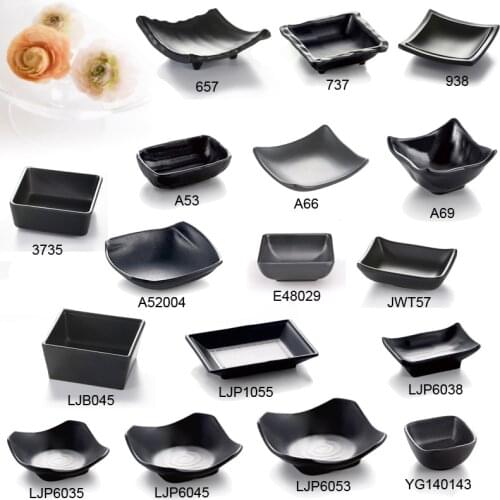 Imitation Porcelain Dinnerware Dinner Plates Tapas Dish With Hot Pot Restaurant A5 Melamine Dish Melamine Tableware