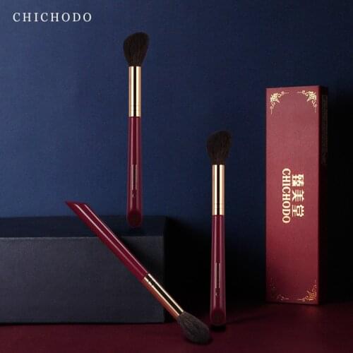 CHICHODO makeup brush-Luxurious Red Rose series-high quality goat hair bronzer brush-cosmetic tool-make up brush-beauty pen