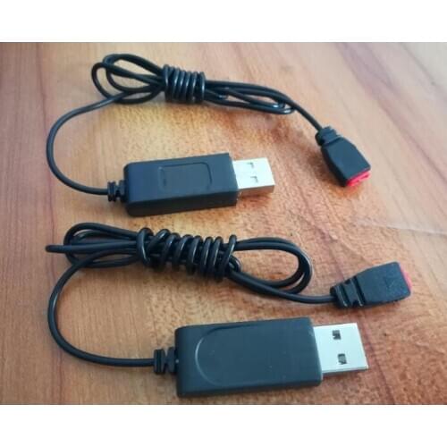 Syma X5HW X5HC X5UW X5UC X14 X15 X21 X21W RC quadrotor Spare parts USB Charging line 2pcs