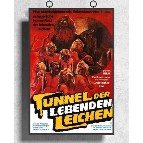 L403 Death Line Movie (1972) SlasherCult Silk Fabric Poster Art Decor Indoor Painting Gift