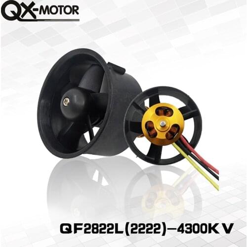 QX-Motor Brand New QF2822L(2222)-4300KV Brushless Motor drone motor for 64mm Ducted Fan EDF DIY Airplane Model Wholesale