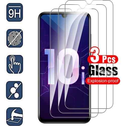 Full tempered protectived glass for honor 10 lite 3pcs glass for honor 20 pro hvawei honor 10i safety screen protect film