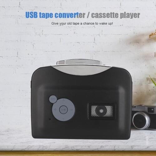 USB Cassette Tape Player Converter Walkman Convert to MP3 into USB Flash Drive Adapter Music Recording Player No Need Driver& PC