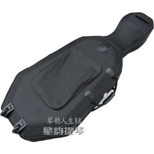 Recommended factory direct cello box piano box with roller 1/4 2/4 3/4 4/4