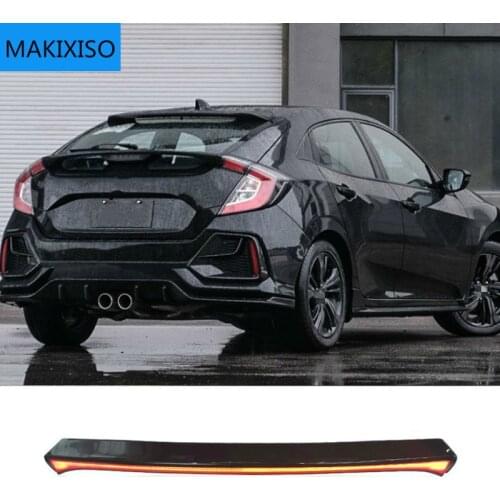 LED Rear Bumper Fog Lamp Brake Light Dynamic Turn Signal Reflector For Honda Civic Type R 2021 Multi-function