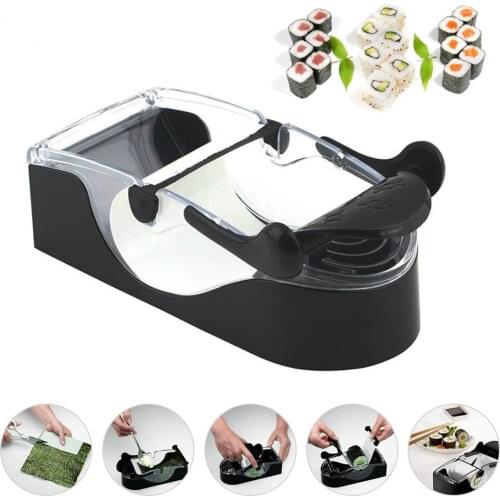 Sushi Roll Maker Magic Rice Roller Mold DIY Cake Sushi Machine Mould Prefect Sushi Making Cutter Kitchen Gadget Accessories Tool