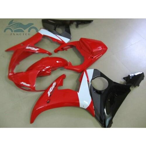 High grade motorcycle fairings kit for YAMAHA R6 YZFR6 2003-2005 YZF R6 03-05 ABS fairing kits red white black parts DF64