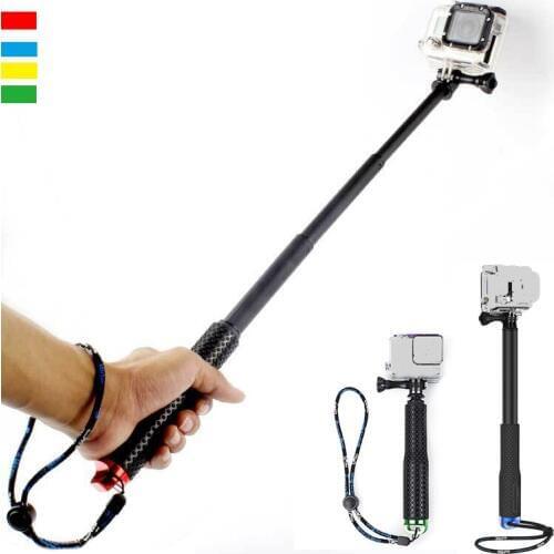 High quality Portable Extendable Handheld Monopod Waterproof Selfie Stick for Gopro hero 3 3+ 4 5 Sjcam3000/4000 xiaoyi