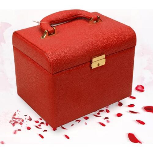 Wenjie Brother Leather Cosmetic Bags
