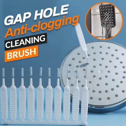 10/20PCS Gap Hole Anti-clogging Cleaning Brush Shower Head
