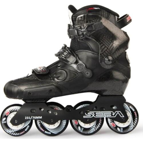JK 100% Original SEBA IGOR 10th Professional Adult Inline Skates Carbon Fiber Shoes Slalom Slide Free Skating Patines