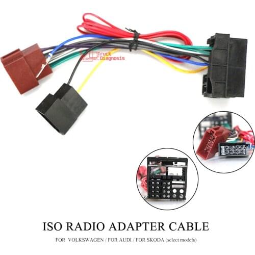 12-125 ISO standard HARNESS Radio adapter for VOLKSWAGEN 2002+ (select models)