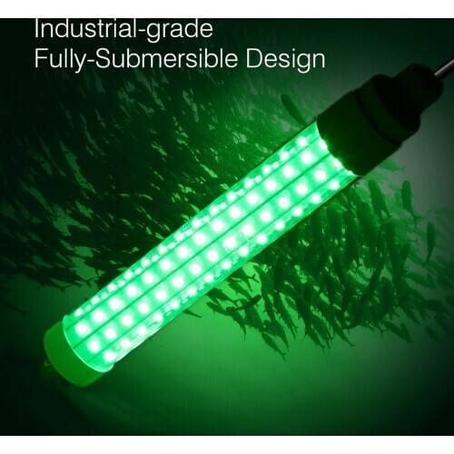 12-24V 10.5W 120SMD LED Green Underwater Submersible Night Fishing Light Collecting Finder Lamp Attracts Prawns Squid Krill Lamp