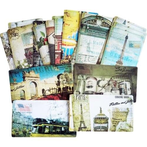 20pcs/lot Vintage Romantic Post Card Classic Paris Card Set Memory Postcards Can Be Mailed Greeting Card Office&School Supplie
