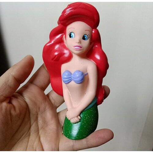 24PCS 7cm Exquisite Disney Mermaid Princess bath toy ornaments DIY decoration ornaments