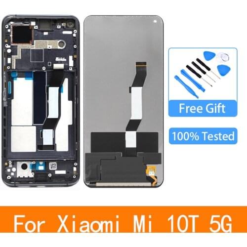 6.67" Original For Xiaomi Mi 10T Pro LCD M2007J3 Touch Screen Display Digitizer Assambly For Xiaomi Mi 10T 5G LCD Redmi k30s LCD