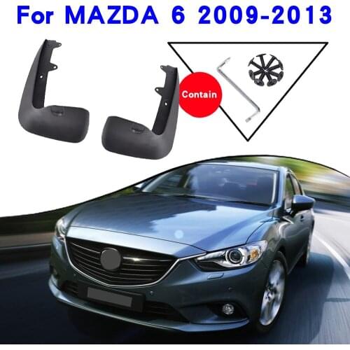 Car Fender Accessories For Mazda 6 GH 2009 2010 2011 2012 2013 Mudguards Splash Guards Fender Mudflaps Car Fender Mud Flaps