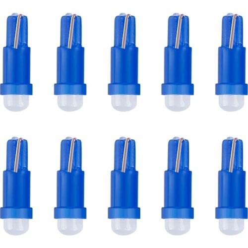 10pcs Car Light T5 COB 1LED DC 12V LED Tube Light Instrument Panel Lights Lamp Светодиодные Огни