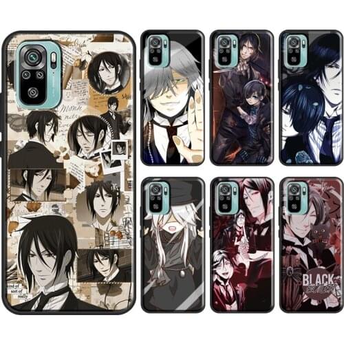 Black Butler Kuroshitsuji Sebastian For Xiaomi Redmi Note 10 7 8 9 Pro Note 9S 8T Case For Redmi 9A 8A 7A 9 9C 9T K40 Cover