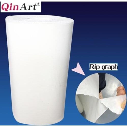 Home computer embroidery machine sewing machine bottom liner cloth stability1080 crisp fibre 60g-80g thick one roll tear easily