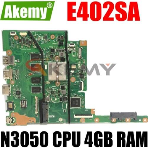 E502SA 15.6” With N3050 CPU 4GB RAM Mainboard For ASUS E502SA E502S E402SA laptop motherboard 100% Tested Working Well