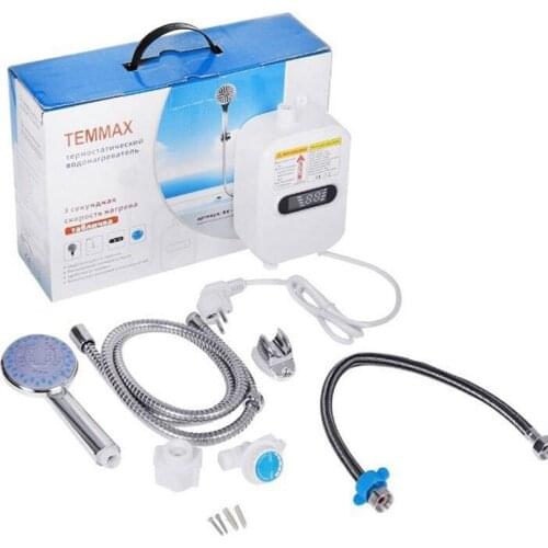 Electric Tankless 3500W Mini Instant Hot Water Heater Kitchen Faucet Tap Heating 3 Seconds Instant Heating