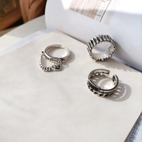 LANIWOO Vintage Lucky Rings 2020 New Fashion Jewelry For Women Wholesale Accessory