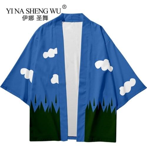 Summer Fashion 3D Print Japanese Kimono Haori Yukata Cosplay Men Streetwear Harajuku Jackets Clothes Aori Cardigan Asian Costume