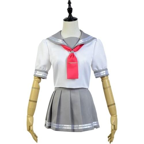 Lovelive Cosplay Love Live! Sunshine Aqours School Cosplay Costume Takami Chika Girls Sailor Uniform Halloween Carnival