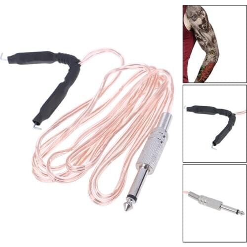 Metal Head Transparent Microphone Clip cord Tattoo Hook Line Tattoo Switch Pedal
