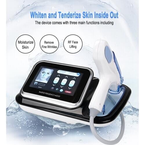 RF No Needle Mesotherapy Gun With Led Lighte Therapy Anti-Wrinkle Skin Whitening Moisturizing Skin Care Machine Beauty Salon