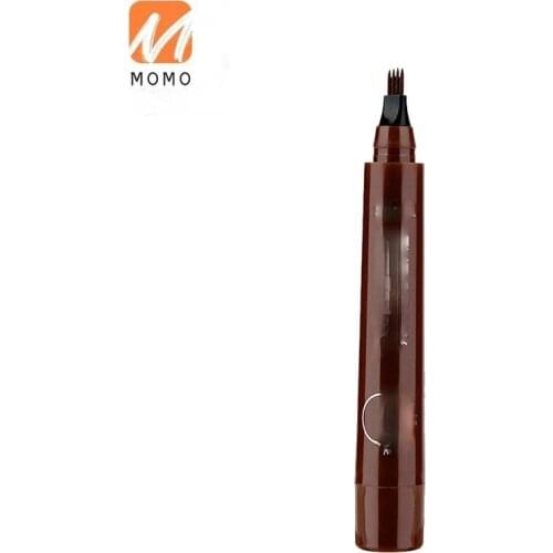 Natural Long Lasting Wild Eyebrow Pencil Non-Decolorizing Waterproof Sweat-Proof Four-Fork Liquid Thrush