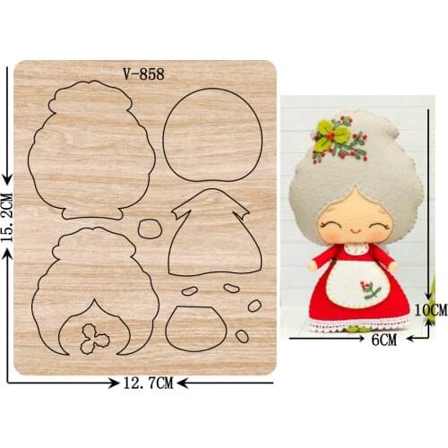 New girl wooden dies cutting dies scrapbooking /Multiple sizes /V-858