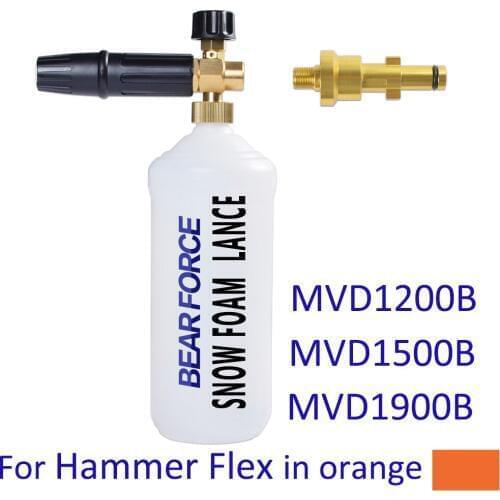 Snow Foam Lance Foam Generator Foam Nozzle High Pressure Soap Foamer Car Clean Foam Wash HammerFlex Pressure Washer Car Washer