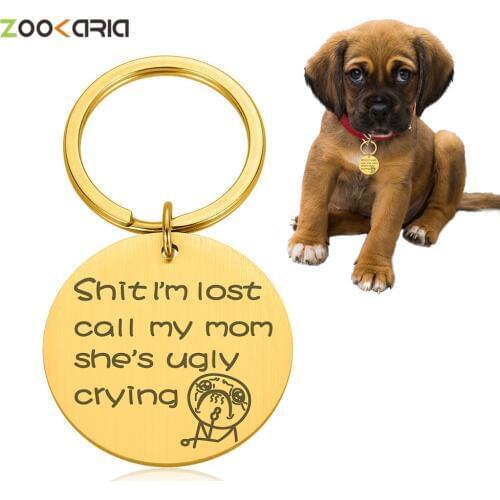 Personalized Dog Cat Pet Id Tags for Dog Lovers Pet Collar Tags for Dog Owner Engraved Dog Cat Tag New Puppy Tag