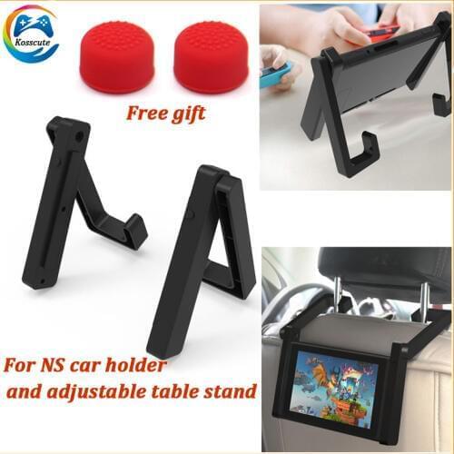 2019 Portable Mini Car Headrest Mount Holder for Nintend Switch Adjustable Play Stand for Nintendo Switch NS Console Slide Fixed