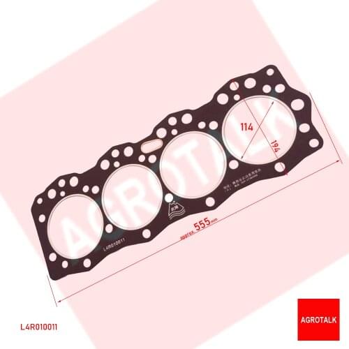 Cylinder head gasket with engine LR4110T57 / LR 4M5-23 for YTO X904 tractor, part number