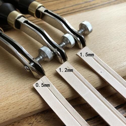 Adjustable edge Leather edge line adjustable edge edger pressure slot ditch twist leather edge liner