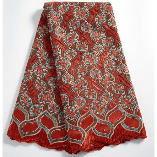 Zhenguiru 2021 Cotton Swiss Lace Fabric Mesh African Lace Fabric Embroidered Nigerian Fabric For Women Wedding And Party A2307