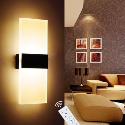 Modern Home Led Acrylic Wall Lamp AC85-265V Wall Mounted Sconce Lights lamp Decorative Living Room Bedroom Corridor Wall Lights