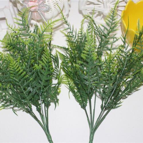 Outdoor Artificial Asparagus Fern Plant Green Plant Decoration for Home Store Greenery Fake Grass