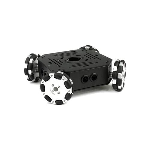 4wd Mcnamm Wheel Car Chassis Omni Directional Wheel Smart Car Chassis for Robot DIY Graduation Toy Model Kit