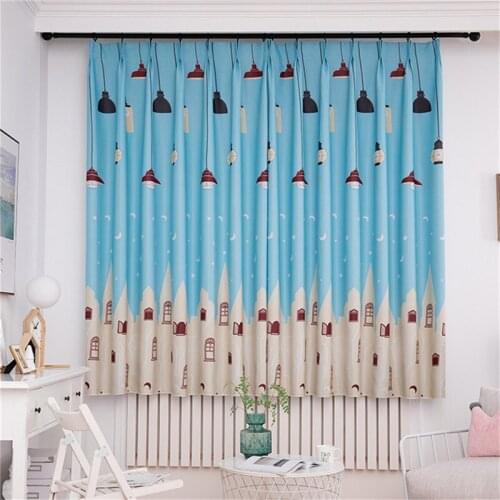 Cartoon Print Blackout Curtains Window Curtains Blinds Drapes For Living Room Bedroom Home Decor Accessories