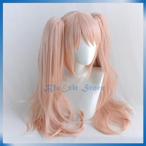 Danganronpa V3 Enoshima Junko Wig Ponytails Dangan Ronpa Killing Harmony Cosplay Hair Long Comiket Role Play